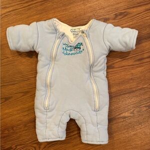 Baby Blue Magic Merlin Sleepsuit